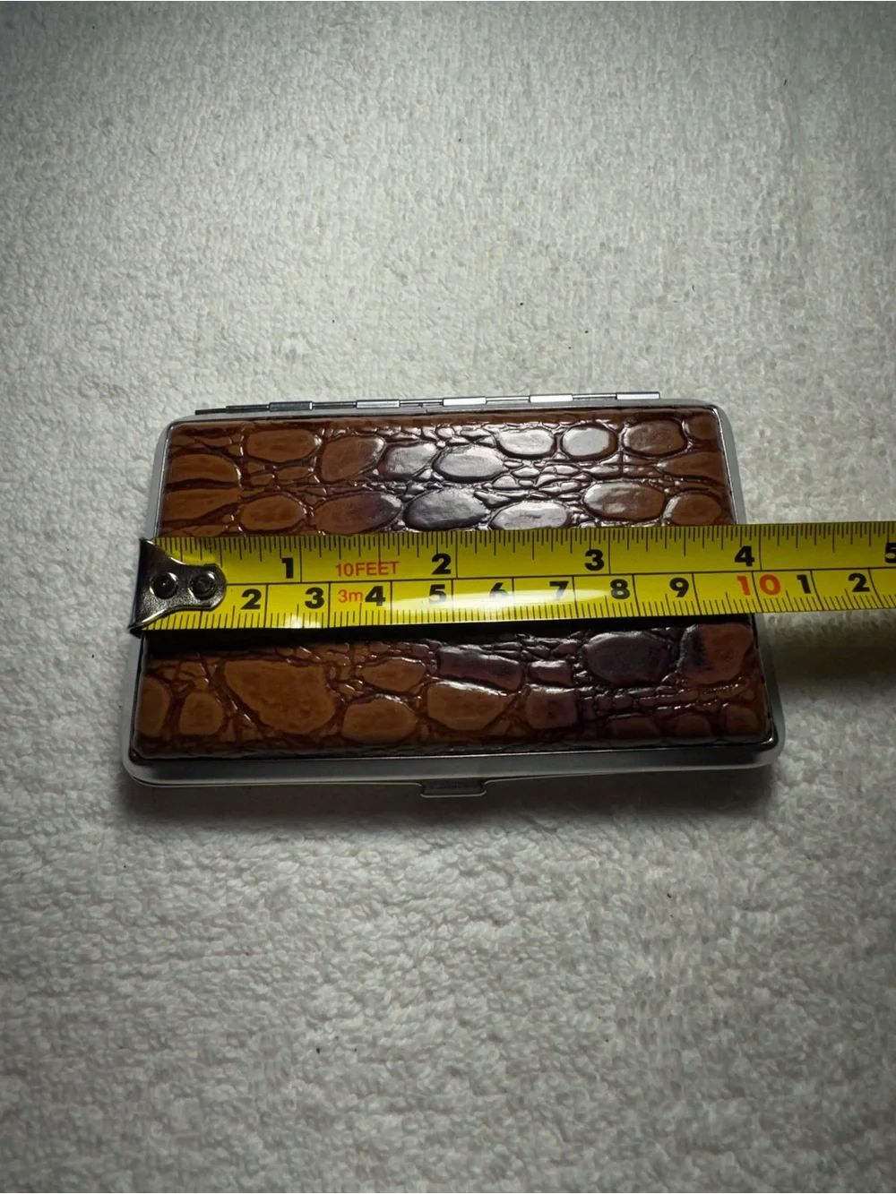 Fengda Double-Sided Cigarette Case Brown
